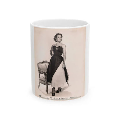 Virginia Mayo #179 (Vintage Female Icon) White Coffee Mug-11oz-Go Mug Yourself