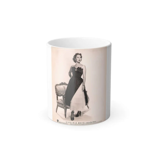 Virginia Mayo #179 (Vintage Female Icons) Color Changing Mug 11oz-11oz-Go Mug Yourself