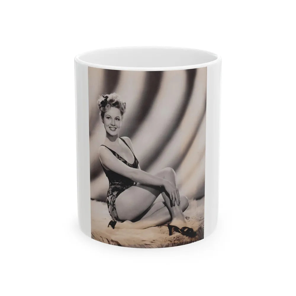 Virginia Mayo #18 (Vintage Female Icon) White Coffee Mug-11oz-Go Mug Yourself