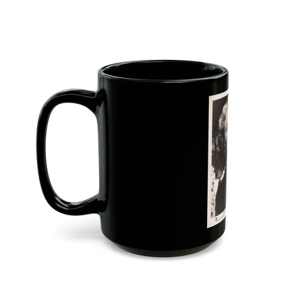 Virginia Mayo #181 (Vintage Female Icon) Black Coffee Mug-Go Mug Yourself