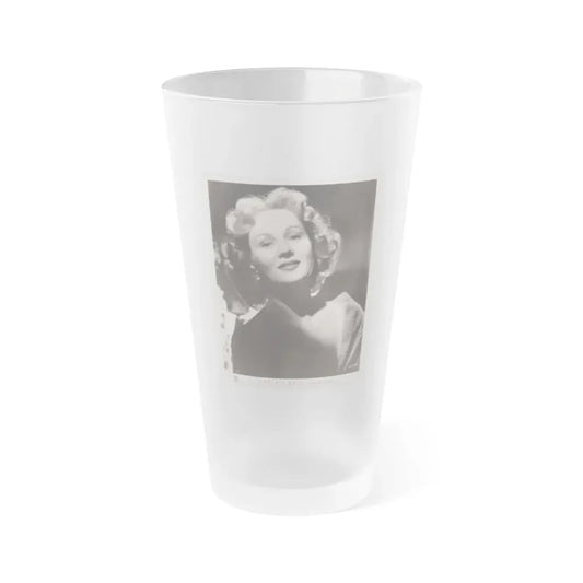 Virginia Mayo #181 (Vintage Female Icon) Frosted Pint Glass 16oz 16oz Frosted - Go Mug Yourself