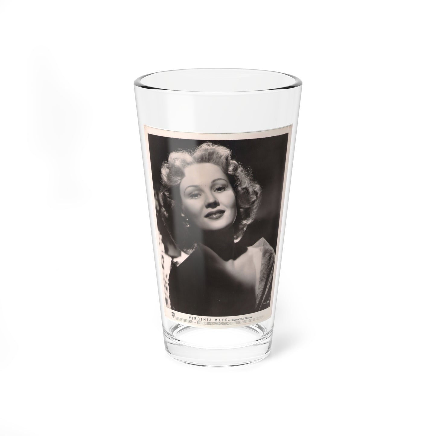 Virginia Mayo #181 (Vintage Female Icon) Pint Glass 16oz-16oz-Go Mug Yourself