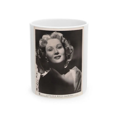 Virginia Mayo #181 (Vintage Female Icon) White Coffee Mug-11oz-Go Mug Yourself