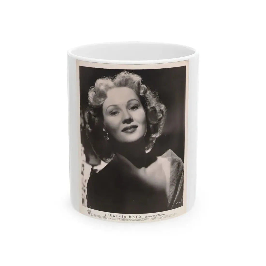 Virginia Mayo #181 (Vintage Female Icon) White Coffee Mug 11oz - Go Mug Yourself