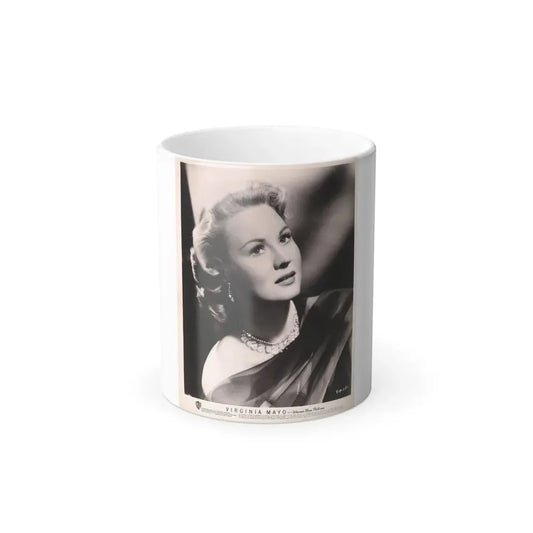 Virginia Mayo #184 (Vintage Female Icon) Color Changing Mug 11oz 11oz - Go Mug Yourself