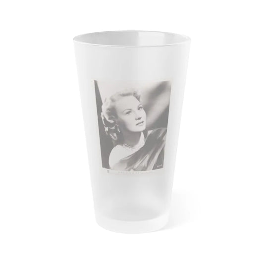 Virginia Mayo #184 (Vintage Female Icon) Frosted Pint Glass 16oz-16oz-Frosted-Go Mug Yourself