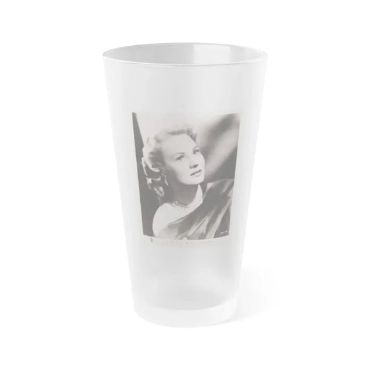 Virginia Mayo #184 (Vintage Female Icon) Frosted Pint Glass 16oz 16oz Frosted - Go Mug Yourself