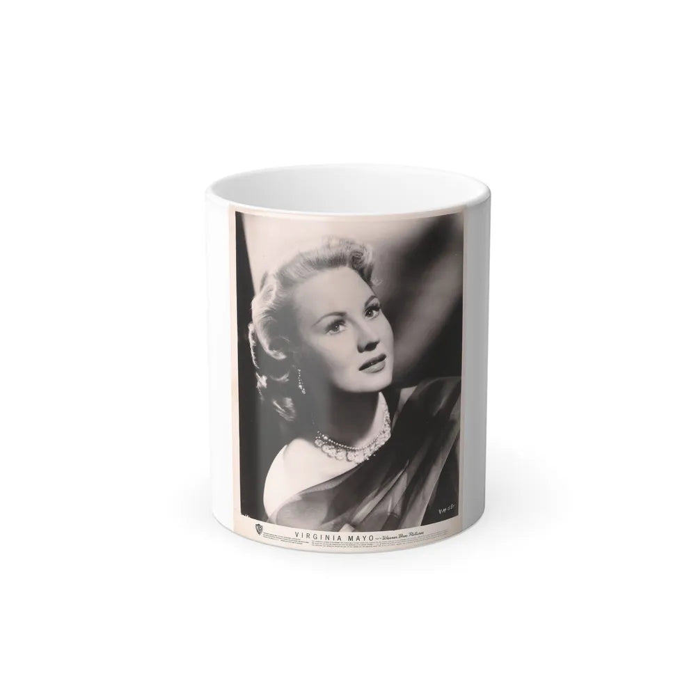 Virginia Mayo #184 (Vintage Female Icons) Color Changing Mug 11oz-11oz-Go Mug Yourself