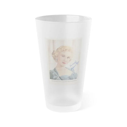 Virginia Mayo #186 (Vintage Female Icon) Frosted Pint Glass 16oz-16oz-Frosted-Go Mug Yourself