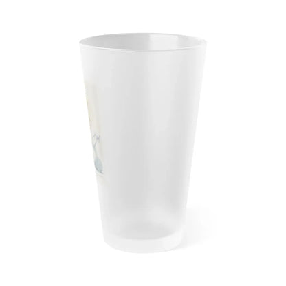 Virginia Mayo #186 (Vintage Female Icon) Frosted Pint Glass 16oz - Go Mug Yourself