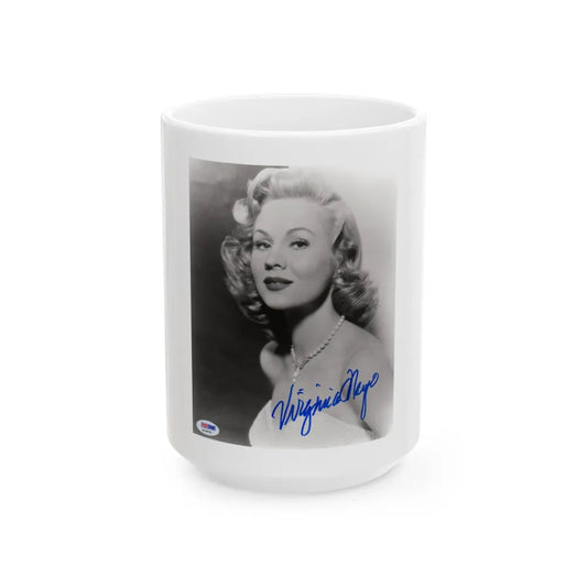 Virginia Mayo #188 (Vintage Female Icon) White Coffee Mug-15oz-Go Mug Yourself