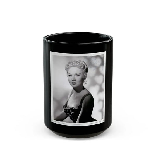 Virginia Mayo #191 (Vintage Female Icon) Black Coffee Mug 15oz - Go Mug Yourself