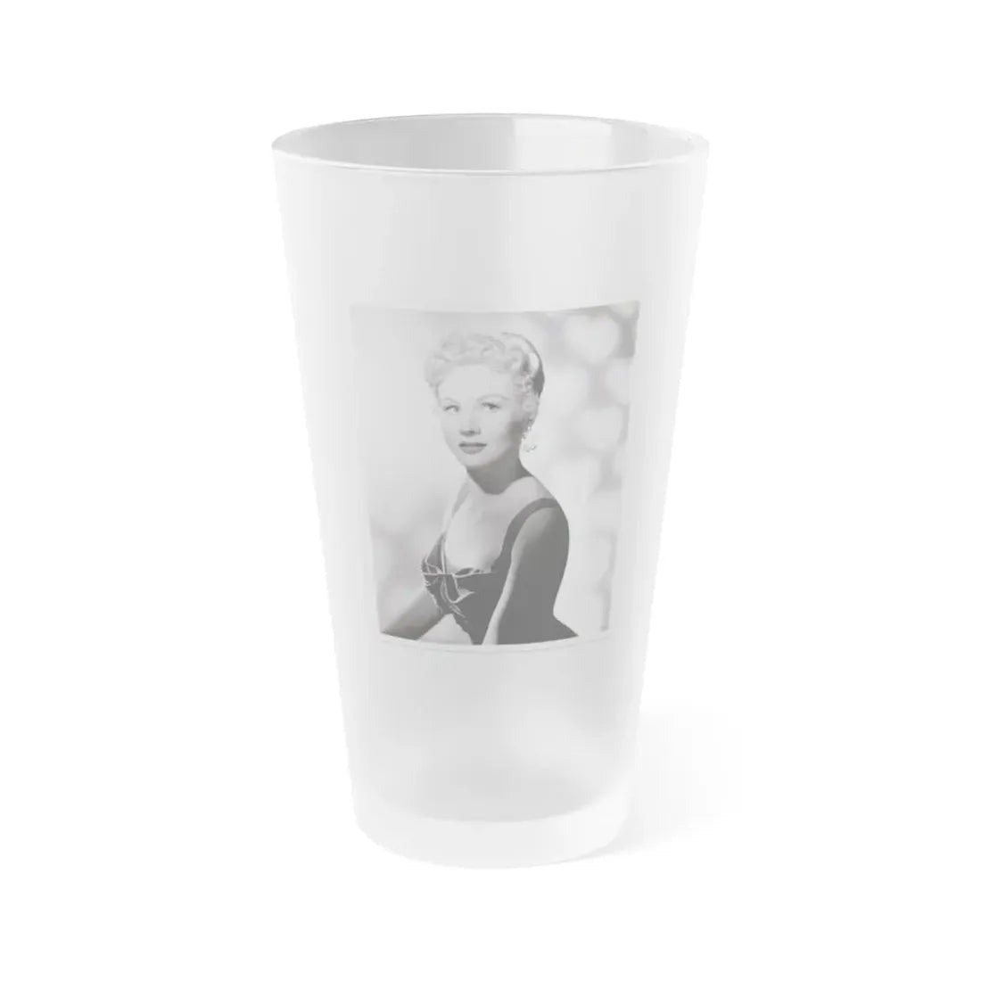 Virginia Mayo #191 (Vintage Female Icon) Frosted Pint Glass 16oz 16oz Frosted - Go Mug Yourself