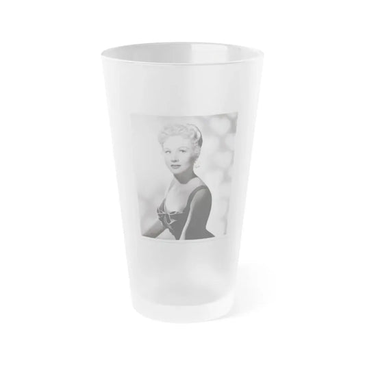 Virginia Mayo #191 (Vintage Female Icon) Frosted Pint Glass 16oz 16oz Frosted - Go Mug Yourself