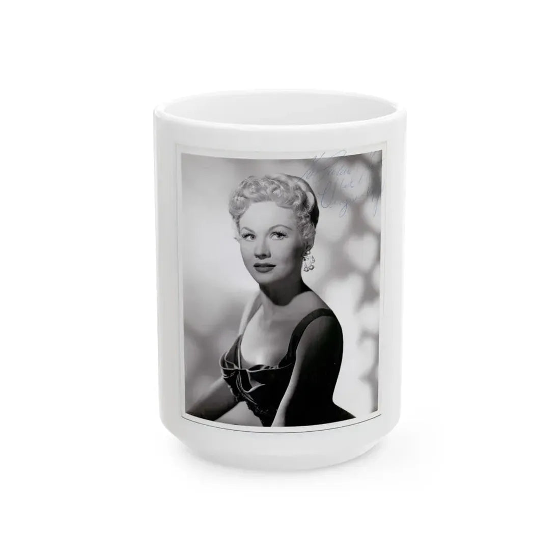 Virginia Mayo #191 (Vintage Female Icon) White Coffee Mug 15oz - Go Mug Yourself