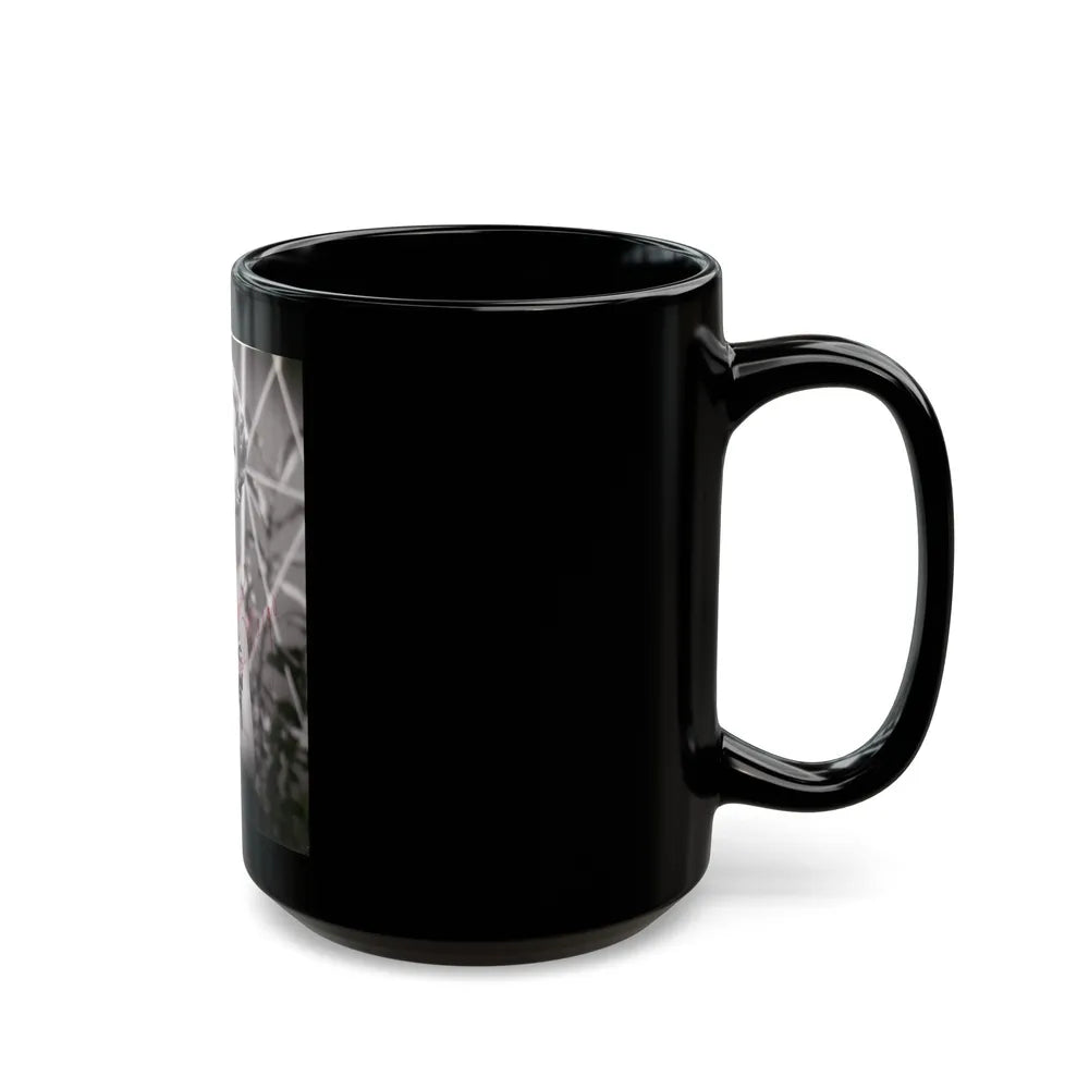 Virginia Mayo #193 (Vintage Female Icon) Black Coffee Mug-Go Mug Yourself