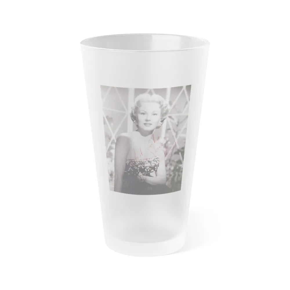 Virginia Mayo #193 (Vintage Female Icon) Frosted Pint Glass 16oz-16oz-Frosted-Go Mug Yourself