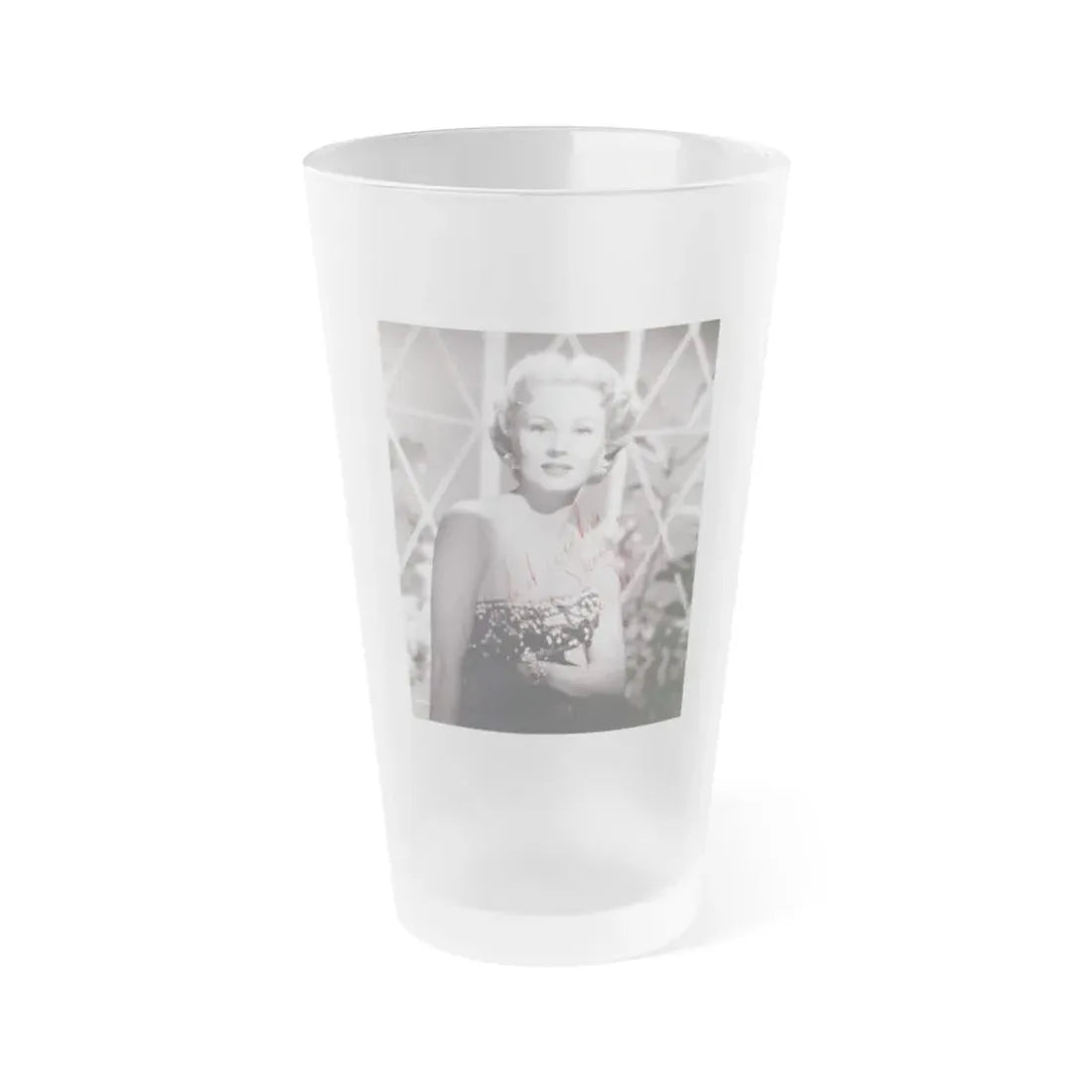 Virginia Mayo #193 (Vintage Female Icon) Frosted Pint Glass 16oz 16oz Frosted - Go Mug Yourself