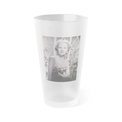 Virginia Mayo #193 (Vintage Female Icon) Frosted Pint Glass 16oz 16oz Frosted - Go Mug Yourself