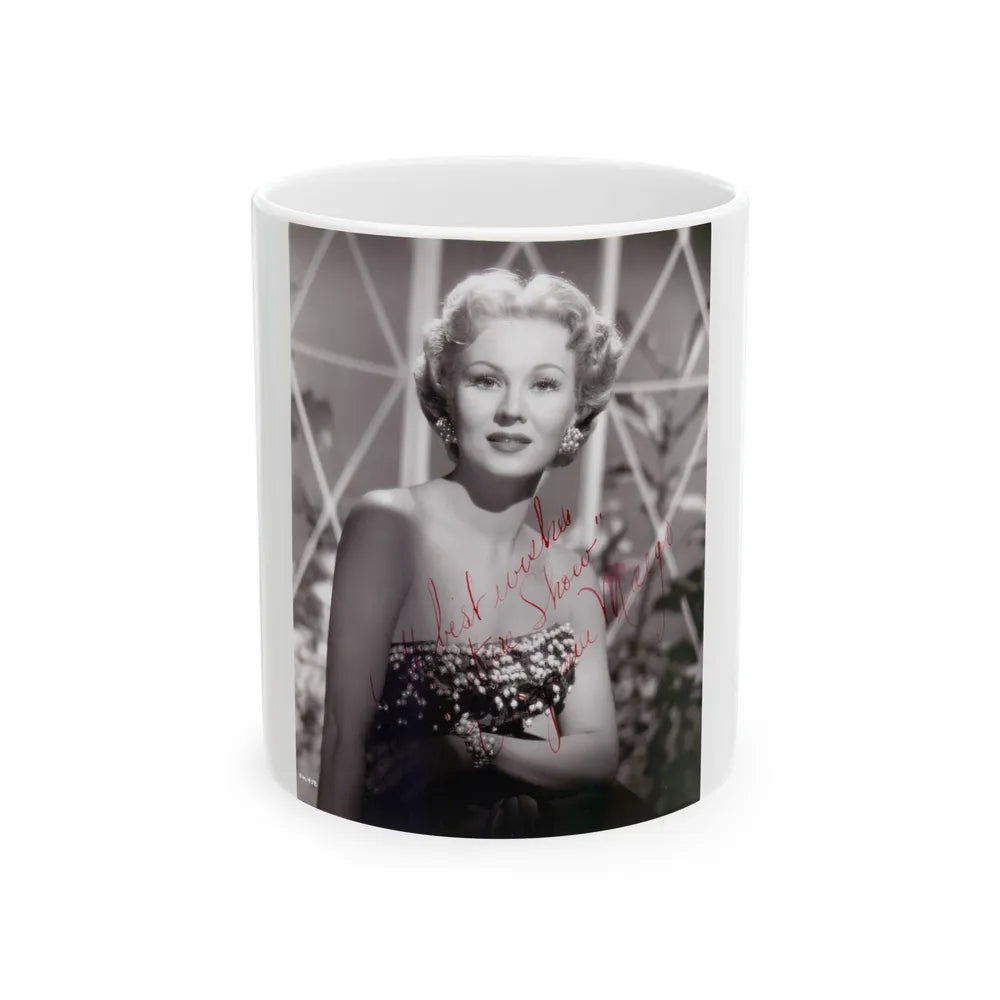 Virginia Mayo #193 (Vintage Female Icon) White Coffee Mug-11oz-Go Mug Yourself