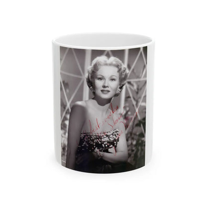 Virginia Mayo #193 (Vintage Female Icon) White Coffee Mug-11oz-Go Mug Yourself