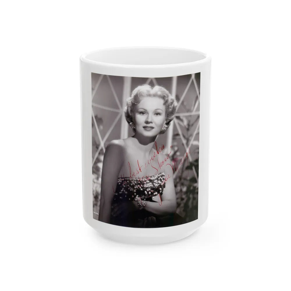 Virginia Mayo #193 (Vintage Female Icon) White Coffee Mug-15oz-Go Mug Yourself