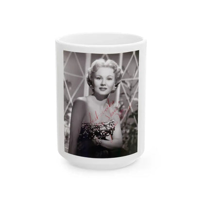 Virginia Mayo #193 (Vintage Female Icon) White Coffee Mug 15oz - Go Mug Yourself