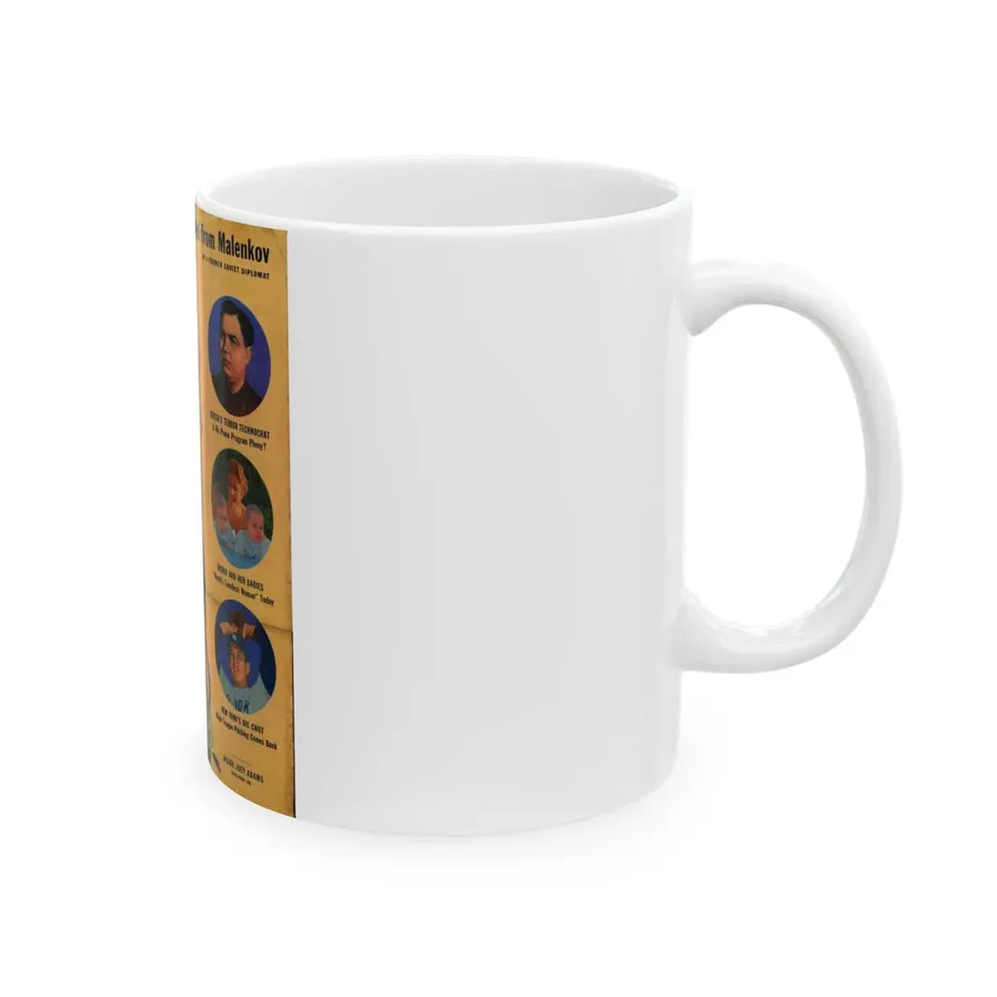 Virginia Mayo #194 - Mag. Cover (Vintage Female Icon) White Coffee Mug - Go Mug Yourself