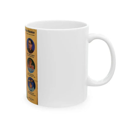 Virginia Mayo #194 - Mag. Cover (Vintage Female Icon) White Coffee Mug - Go Mug Yourself