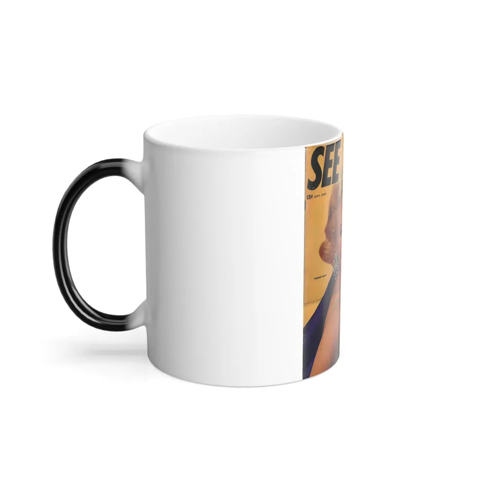 Virginia Mayo #194 - Mag. Cover (Vintage Female Icons) Color Changing Mug 11oz-Go Mug Yourself