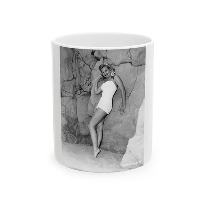 Virginia Mayo #197 (Vintage Female Icon) White Coffee Mug-11oz-Go Mug Yourself