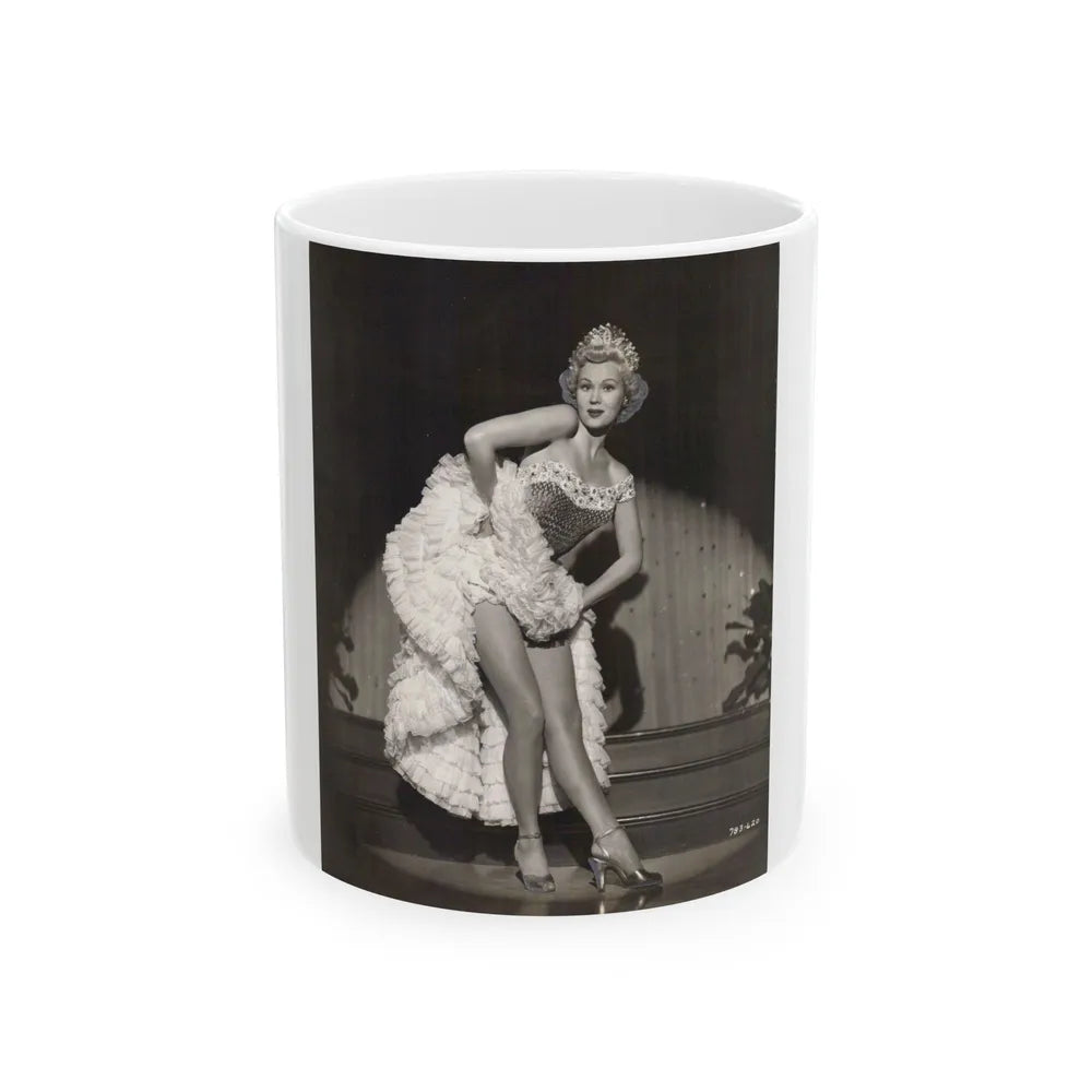 Virginia Mayo #198 (Vintage Female Icon) White Coffee Mug-11oz-Go Mug Yourself