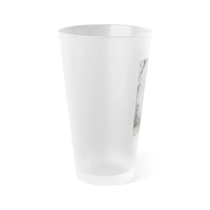 Virginia Mayo #199 (Vintage Female Icon) Frosted Pint Glass 16oz - Go Mug Yourself