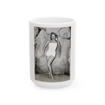 Virginia Mayo #199 (Vintage Female Icon) White Coffee Mug-15oz-Go Mug Yourself