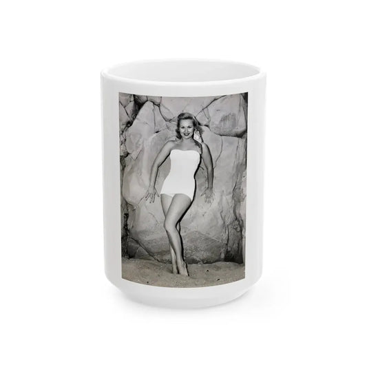 Virginia Mayo #199 (Vintage Female Icon) White Coffee Mug 15oz - Go Mug Yourself