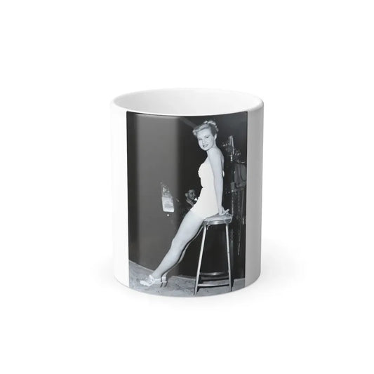 Virginia Mayo #201 (Vintage Female Icon) Color Changing Mug 11oz 11oz - Go Mug Yourself