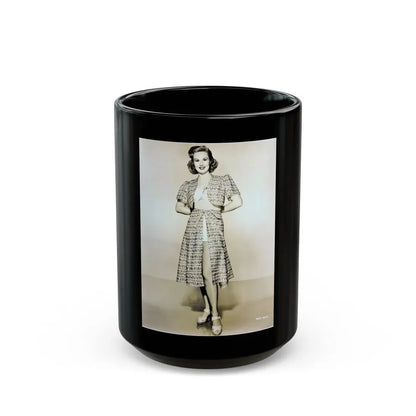 Virginia Mayo #202 (Vintage Female Icon) Black Coffee Mug 15oz - Go Mug Yourself