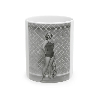 Virginia Mayo #205 (Vintage Female Icon) White Coffee Mug-11oz-Go Mug Yourself