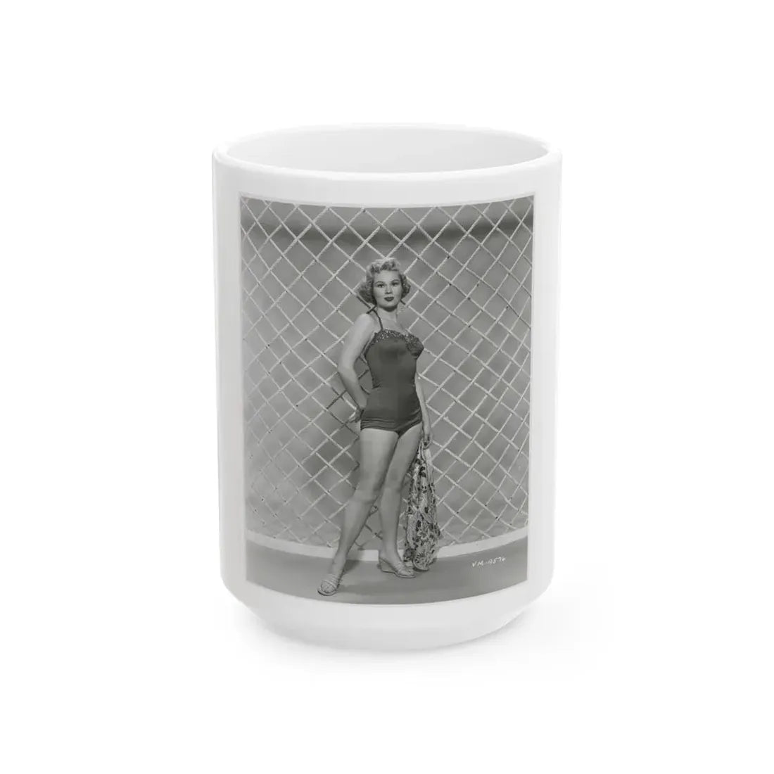 Virginia Mayo #205 (Vintage Female Icon) White Coffee Mug 15oz - Go Mug Yourself