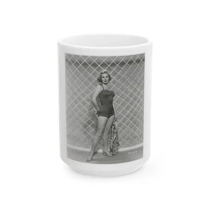 Virginia Mayo #205 (Vintage Female Icon) White Coffee Mug 15oz - Go Mug Yourself
