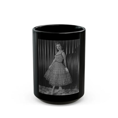 Virginia Mayo #206 (Vintage Female Icon) Black Coffee Mug 15oz - Go Mug Yourself