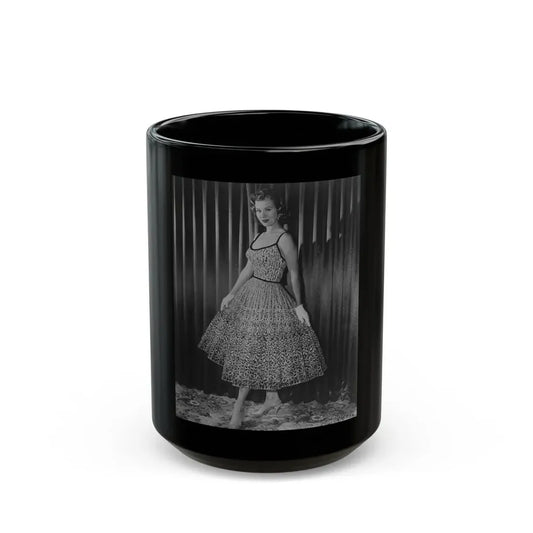 Virginia Mayo #206 (Vintage Female Icon) Black Coffee Mug 15oz - Go Mug Yourself