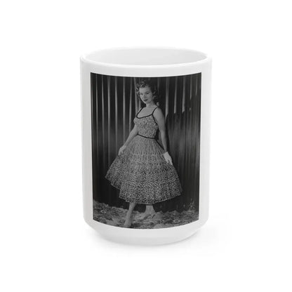 Virginia Mayo #206 (Vintage Female Icon) White Coffee Mug 15oz - Go Mug Yourself