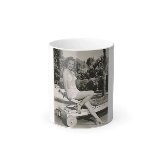 Virginia Mayo #208 (Vintage Female Icon) Color Changing Mug 11oz 11oz - Go Mug Yourself