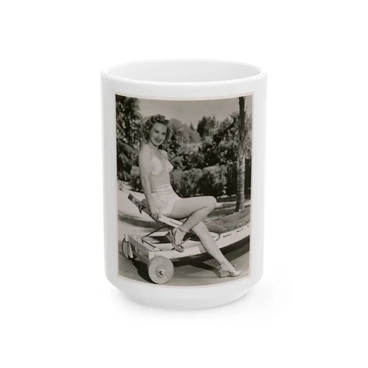 Virginia Mayo #208 (Vintage Female Icon) White Coffee Mug 15oz - Go Mug Yourself