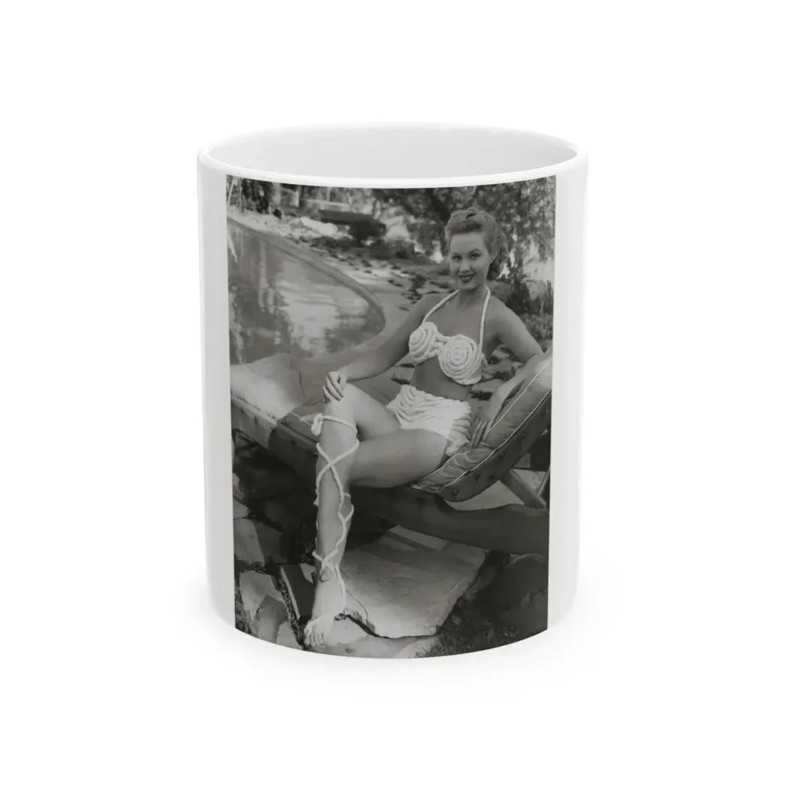 Virginia Mayo #209 (Vintage Female Icon) White Coffee Mug 11oz - Go Mug Yourself