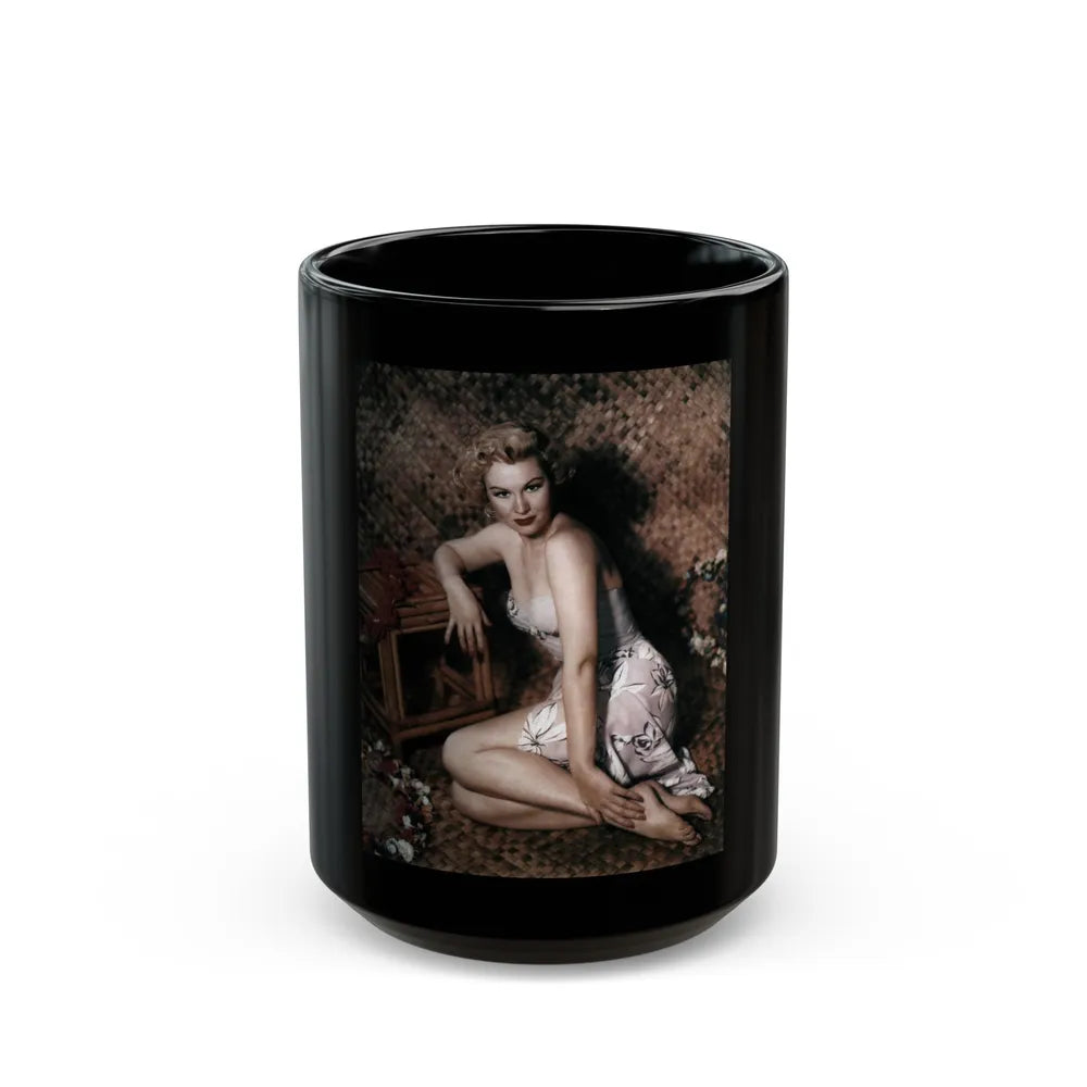 Virginia Mayo #210 (Vintage Female Icon) Black Coffee Mug-15oz-Go Mug Yourself