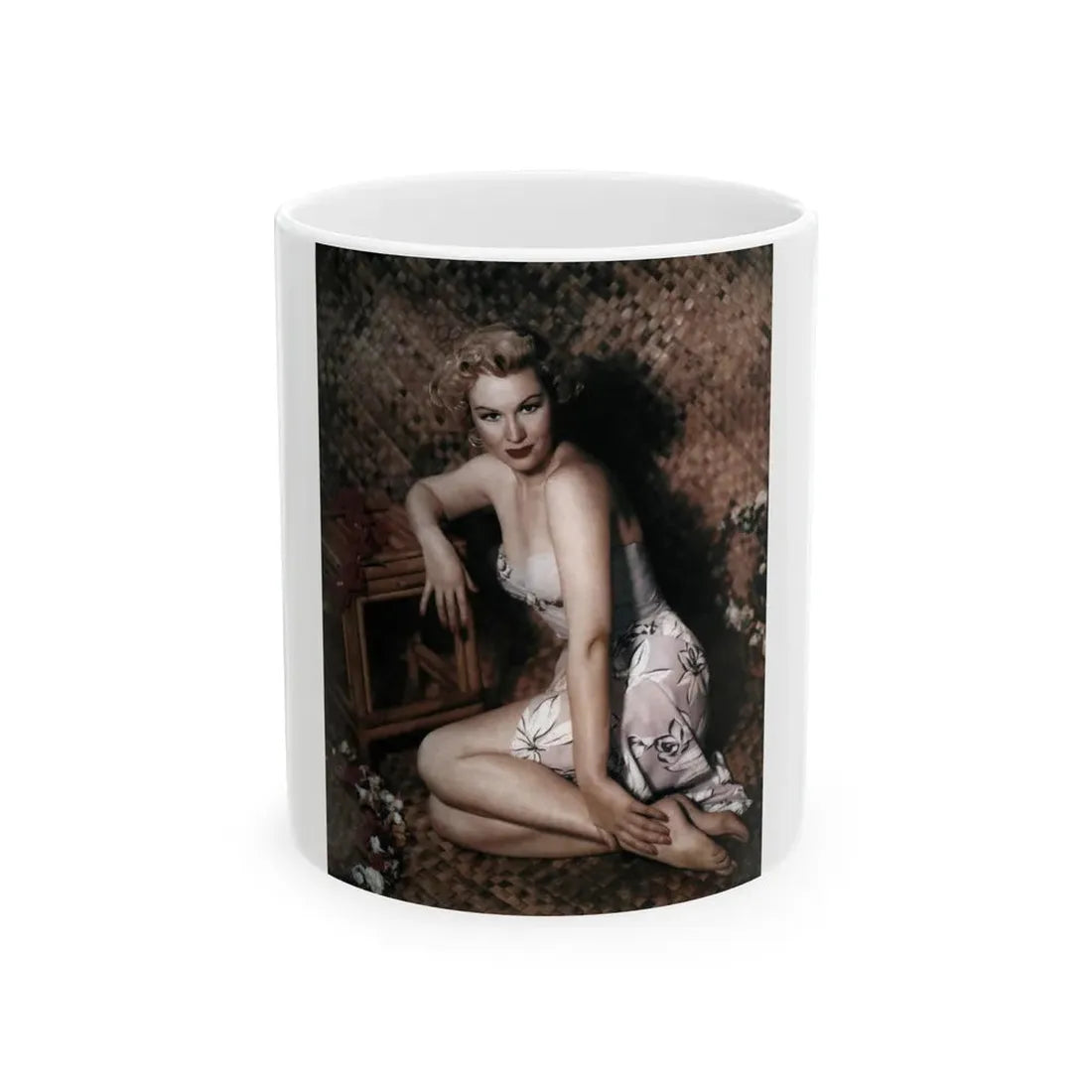 Virginia Mayo #210 (Vintage Female Icon) White Coffee Mug 11oz - Go Mug Yourself