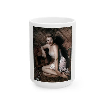 Virginia Mayo #210 (Vintage Female Icon) White Coffee Mug 15oz - Go Mug Yourself