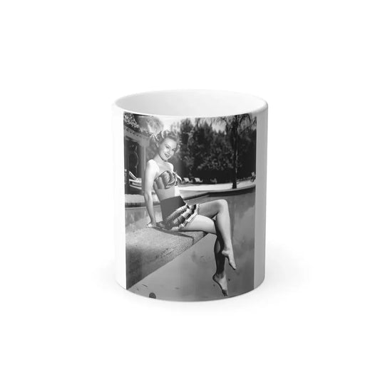 Virginia Mayo #211 (Vintage Female Icon) Color Changing Mug 11oz 11oz - Go Mug Yourself